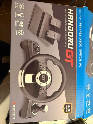 Volante GT PS4 , PS3, XBOX, SWITXH Y PC
