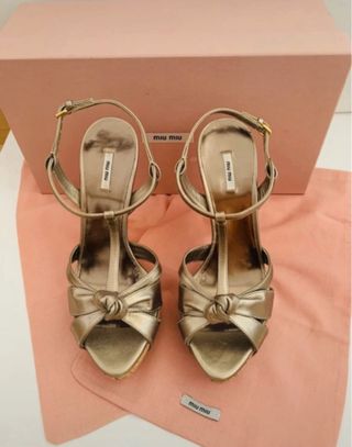Miu Miu sandali con tacco a spillo 120 super femminili
