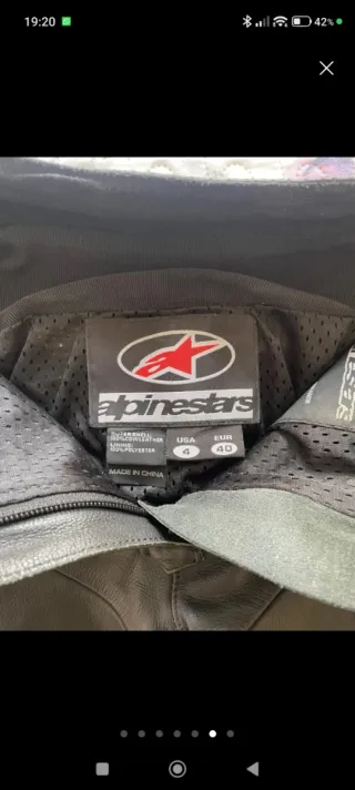 Pantalón de moto Alpinestars negro