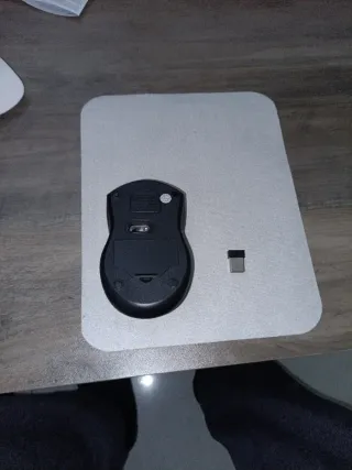 Ratón inalámbrico y alfombrilla