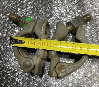 Abrazadera giratoria andamio hierro fundido