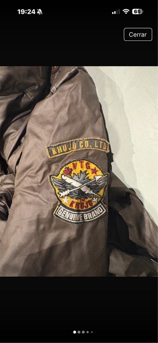 Abrigo Khujo verde oscuro super chulo