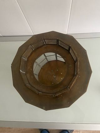 Pareja Lámparas Art Decó Latón Bronce