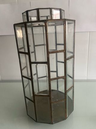 Pareja Lámparas Art Decó Latón Bronce