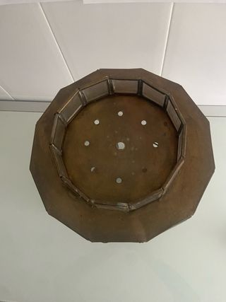 Pareja Lámparas Art Decó Latón Bronce