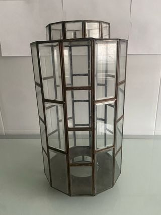 Pareja Lámparas Art Decó Latón Bronce