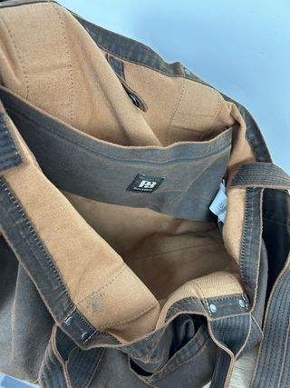 Pull&Bear bolso lona marrón