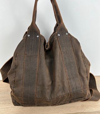 Pull&Bear bolso lona marrón