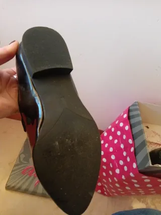 MNG Zapatos Negros Talla 37 Mujer