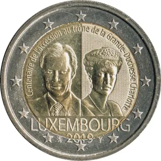 2x2 € Luxemburgo 2019 Conmemorativa