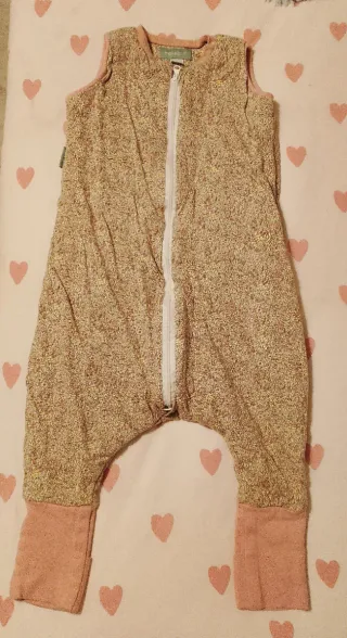 Saco de dormir para niña con pies