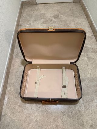 Maleta Louis Vuitton Beige/Marrón