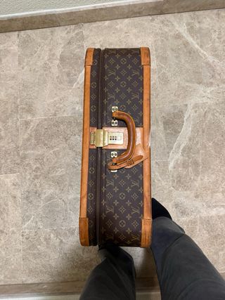 Maleta Louis Vuitton Beige/Marrón