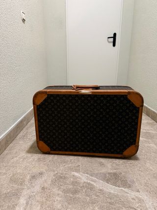 Maleta Louis Vuitton Beige/Marrón