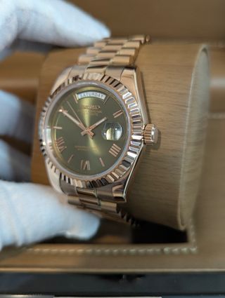 Reloj Seiko Mod Daydate Presidential Rose Olive