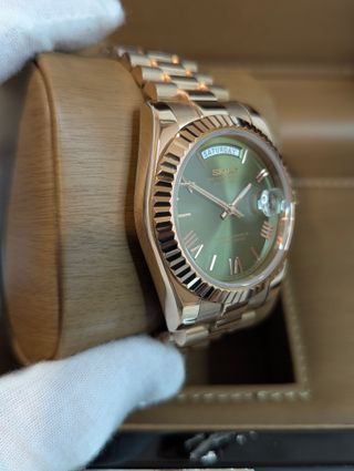 Reloj Seiko Mod Daydate Presidential Rose Olive