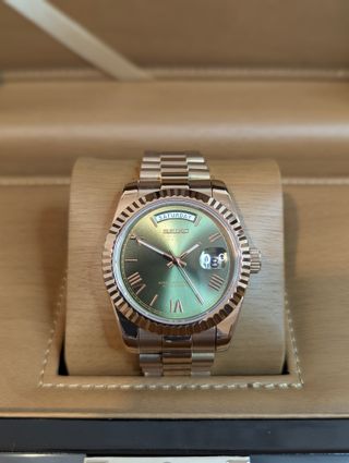 Reloj Seiko Mod Daydate Presidential Rose Olive