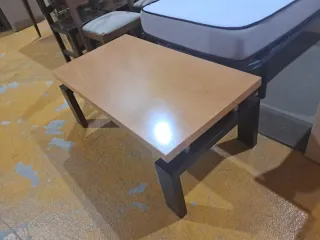 Mesa de centro salón madera y metal