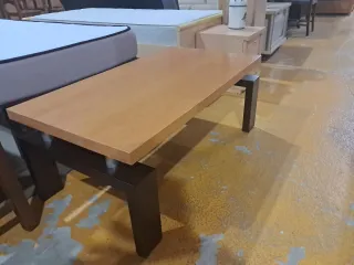 Mesa de centro salón madera y metal
