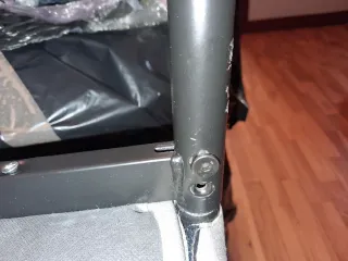 Sillas de comedor de tela, con patas de metal