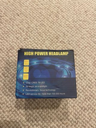 Linterna frontal LED CREE T6 1800lm