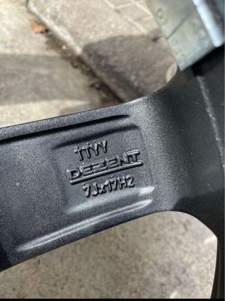 Llantas 17 nuevas Dezent