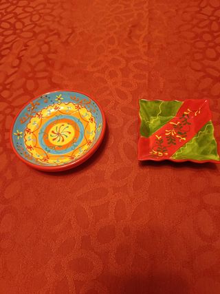 Ceniceros de cerámica decorados