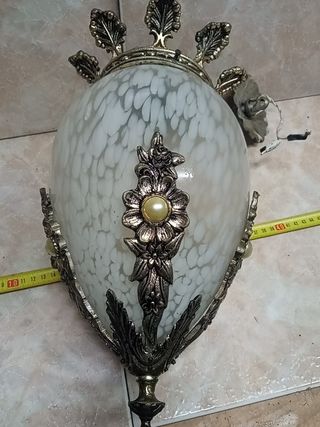 Lampara globo vintage