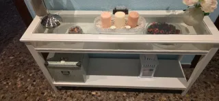 Consola recibidor Ikea blanca