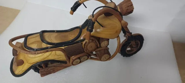 Moto Harley Madera Artesanal