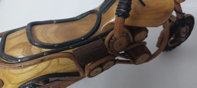 Moto Harley Madera Artesanal