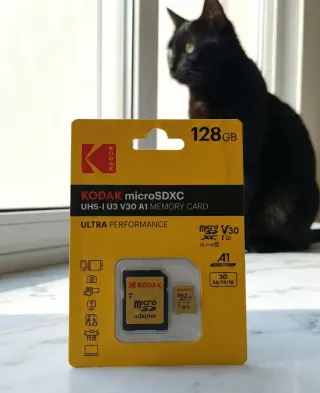 Tarjeta de Memoria 128GB Kodak para Switch, Cámara