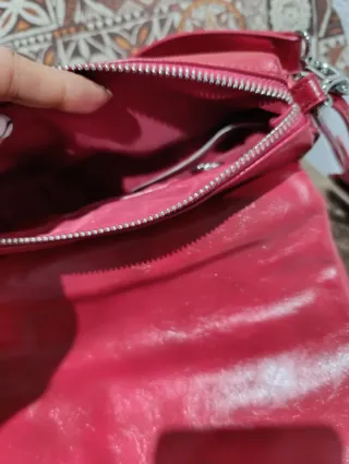 Bolso Desigual Rojo Piel Sintética