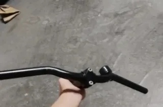 Potencia y manillar corto bicicleta