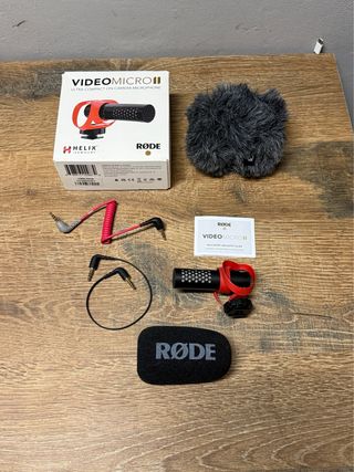 Micrófono Rode Røde VideoMicro II de escopeta