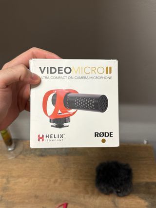 Micrófono Rode Røde VideoMicro II de escopeta