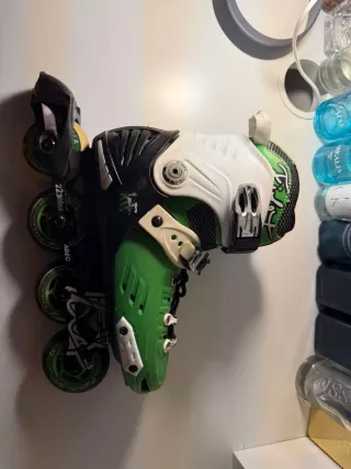 Patines PRO 4 Ruedas Ajustables Verdes,negociable.