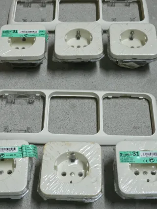 Enchufes Simón 31 Marfil (3uds)