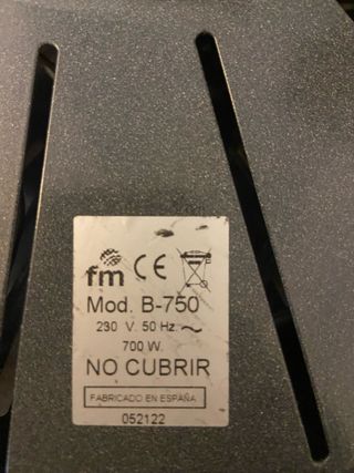 Brasero elettrico NUOVO. Basso consumo con termostato