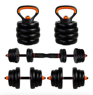 Mancuernas ajustables 20kg + Barra