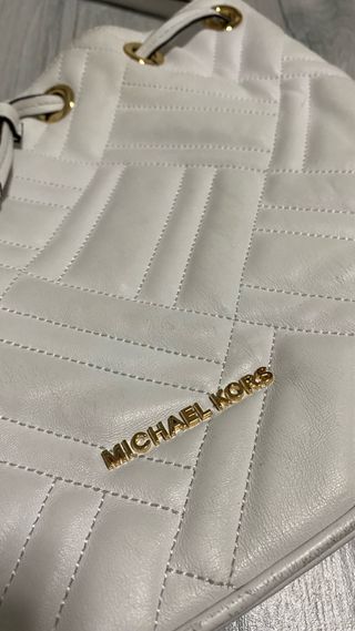 Borsa Michael Kors bianca trapuntata