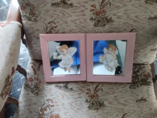 2 Cuadros Decorativos Angelitos