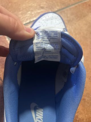 Nike Dunk Low Azul y Blanco