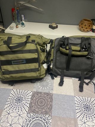 Coppia di zaini da viaggio Rhinowalk M1240 Verde