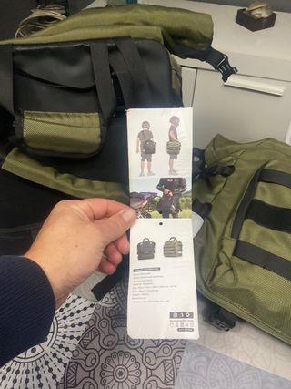 Coppia di zaini da viaggio Rhinowalk M1240 Verde