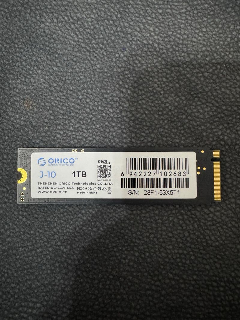 SSD NVMe M.2 ORICO 1TB PCIe afbeelding 2