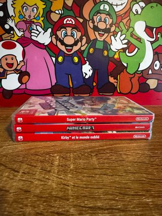 Juegos Nintendo Switch: Minecraft, Kirby, Mario Pa