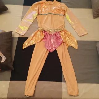 Costume Winx Bloom Arancione Rosa