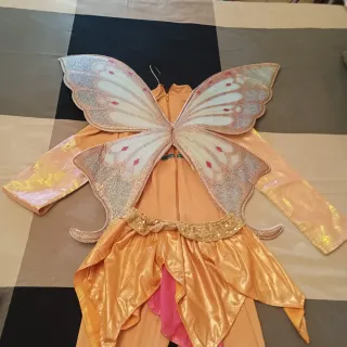 Costume Winx Bloom Arancione Rosa
