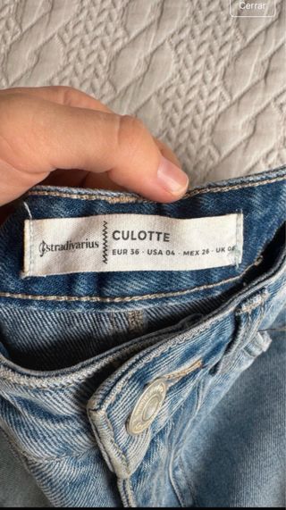 Pantalón vaquero ancho azul